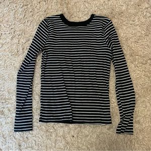Target Striped Black and White Long Sleeve Tee